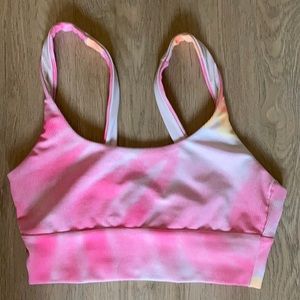 Beach riot tie dye Leah sports bra small
